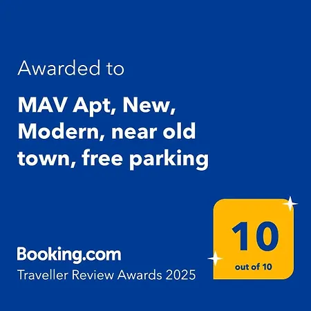Mav Apt, New, Modern, Near Old Town, Free Parking Apartment *